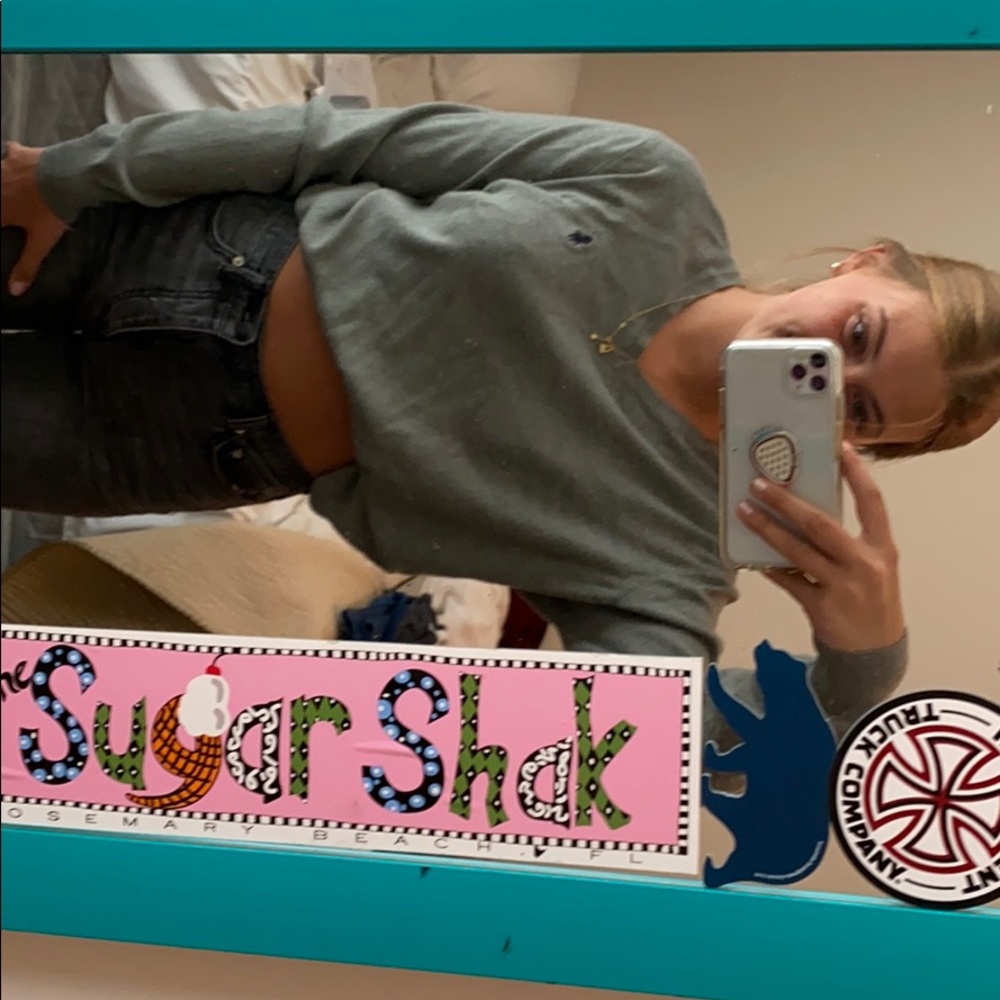 Pin Cotton Ralph Lauren V-Neck Sweater